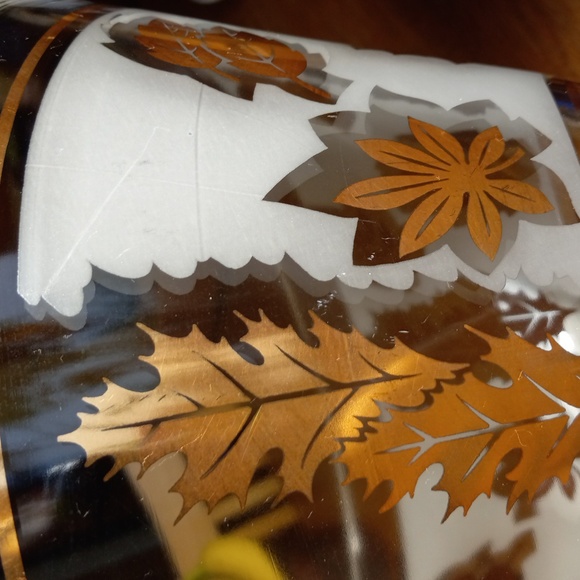 Vintage Libbey Golden Foliage serving bowl - Picture 8 of 9